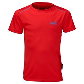 T-Shirt Jack Wolfskin Shoreline T Boys Fiery Rouge