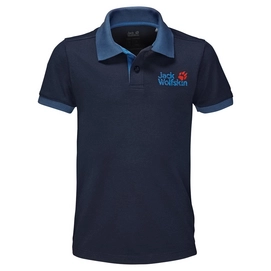 Poloshirt Jack Wolfskin Pique Polo Boys Nachtblau Kinder