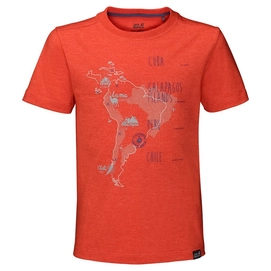T-Shirt Jack Wolfskin Journey T Kids Lobster Red