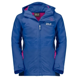 Manteau d'hiver Jack Wolfskin Girls Grivla 3in1 Coastal Blue