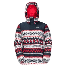 Jacket Jack Wolfskin Boys Kajak Falls Printed Night Blue All Over 2018