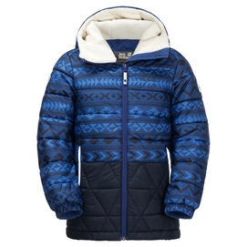 Winter Coat Jack Wolfskin Kids Inuit Bear Royal Blue Allover