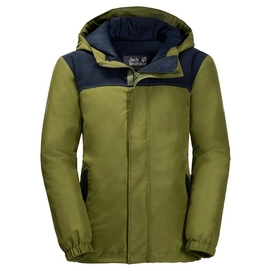 Winterjacke Jack Wolfskin Kajak Falls Cypress Green Jungen