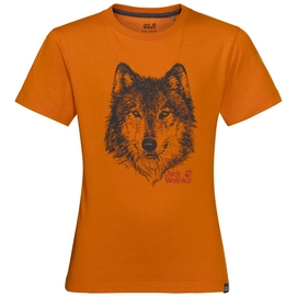 T-Shirt Jack Wolfskin Jungen Brand Desert Orange Kinder