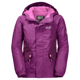Jacket Jack Wolfskin Girls Kajak Falls Dark Peony
