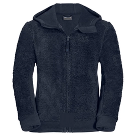 Fleecejacke Jack Wolfskin Pine Cone Midnight Blue Stripes Kinder