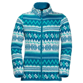 Fleecejacke Jack Wolfskin Nordic Celestial Blue All Over Kinder