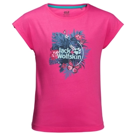 T-Shirt Jack Wolfskin Mädchen Tropical Pink Peony Kinder