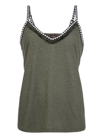 Spaghetti Top Protest Flawless 19 True Olive Damen