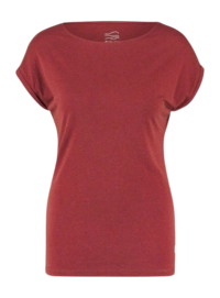 T-Shirt Blue Loop Women Woolcel T Dark Terra