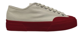 Superga Unisex 2432 Workwear Off White Red