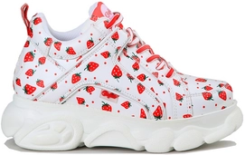 Buffalo Cld Corin AOP Strawberry Imi Leather Damen