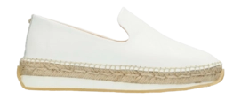 Espadrilles Fred de la Bretoniere FRS1357 Espadrille Loafer Nappa Leather Women Offwhite-Schuhgröße 36