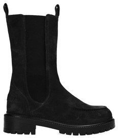 Bottines Shabbies Amsterdam Femme SHS1495 Chelsea Ankle Boot Suede Black-Taille 37