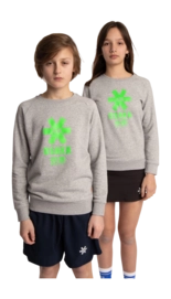 Trui Osaka Kids Deshi Sweater Green Star Heather Grey