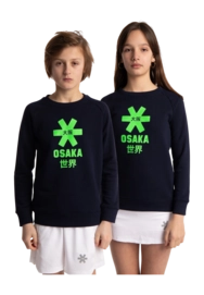 Trui Osaka Kids Deshi Sweater Green Star Navy Melange