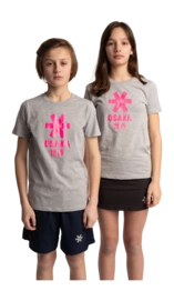 T-Shirt Osaka Kids Deshi Tee Pink Star Heather Grey