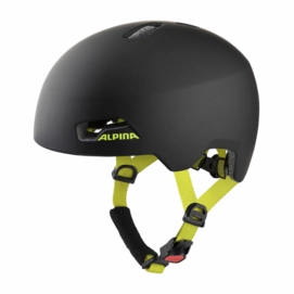 Helm Alpina Junior Hackney Black-Neon Yellow Matt