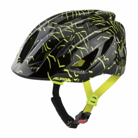 Helm Alpina Junior Pico Black Neon Yellow Gloss