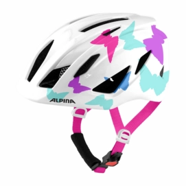 Helm Alpina Junior Pico Pearl White Butterflies Gloss