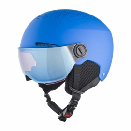 Skihelm Alpina Junior Zupo Visor Q-Lite Bright Blue Matt