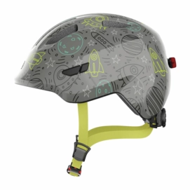 Helm Abus Kids Smiley 3.0 LED Grey Space