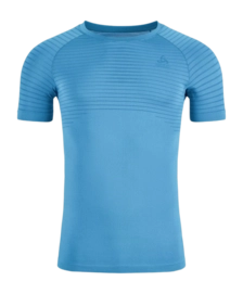 Unterhemd Odlo Crew Neck S/S Performance X-Light Men Saxony Blue