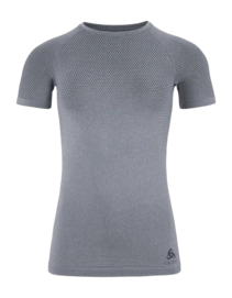 Unterhemd Odlo Crew Neck S/S Performance Light Eco Women Grey Melange