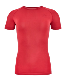 Ondershirt Odlo Women Crew Neck S/S Performance X-Light American Beauty