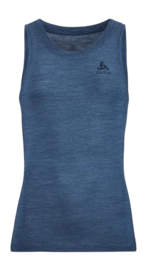 Débardeur Odlo Femme à Col rond Singlet Natural Perform Blue Wing Teal Melange