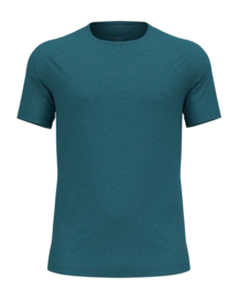 T-shirt Odlo Homme à Col Rond S/S Active 365 Blue Wing Teal Melange