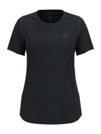 T-Shirt Odlo Crew Neck S/S Active 365 Linenco Women Black Melange
