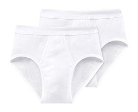 Onderbroek Schiesser Men 205159 Sportsbrief White (set van 2)