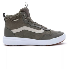 Baskets Vans Femme Range EXP Hi Vansguard Leather Suede Olive Foncé