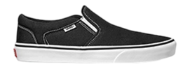 Vans Men Asher Canvas Black White '24