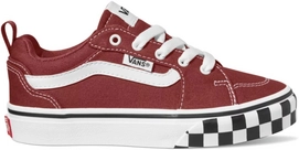 Vans Youth Filmore Check Bumper Red White
