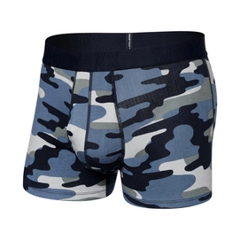 Boxershorts Saxx Droptemp Cooling Cotton Trunk Herren Tidal Camo-Blue