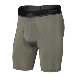 Boxershorts Saxx Kinetic Long Leg Black Cargo Grey