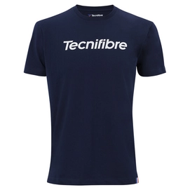 Tennisshirt Tecnifibre Boys Team Junior Cotton Marine
