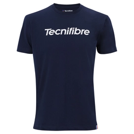 T-shirt de Tennis Tecnifibre Men Team Coton Marine