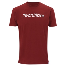 T-shirt de Tennis Tecnifibre Men Team Coton Cardinal