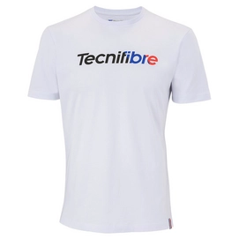 Tennisshirt Tecnifibre Boys Club Junior White