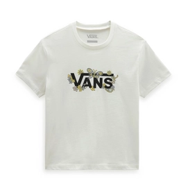 T-Shirt Vans Girls Trippy Floral Crew Marshmallow