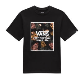 T-shirt Vans Garçon Box Garden Black