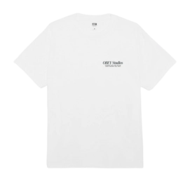 T-Shirt Obey Herren Studios White