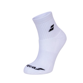 Tennissok Babolat Quarter White White (3-pack)