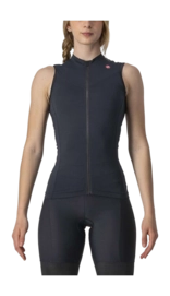 Maillot de Vélo Castelli Womens Solaris Sleeveless Jersey Light Black
