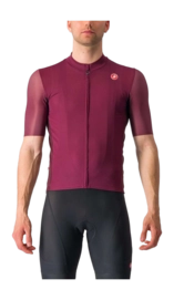 Fietsshirt Castelli Mens Endurance Elite Jersey Bordeaux