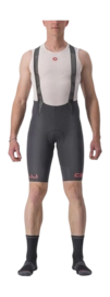 Fietsbroek Castelli Mens Free Aero Rc Classic Bibshort Dark Gray Hibiscus