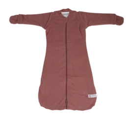 Babyschlafsack Lodger Sleeves Nomad Rib Rosewood-50 / 62 cm